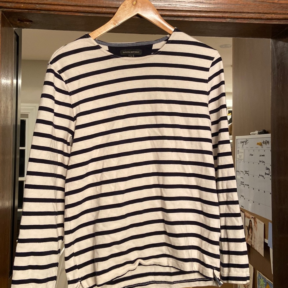Banana Republic Striped Long Sleeve